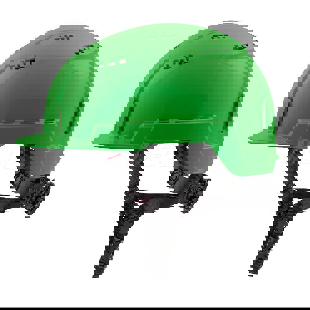 Hard Hat: Impact-Resistant, Front Brim, Class C, 4-Point Suspension